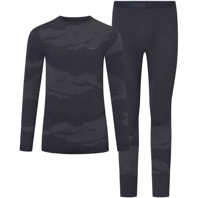 VIKING Gasher Man Set Merino vyriški apatiniai, dydis XL, tamsiai mėlyni