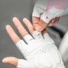 Rockbros S389 moteriškos trumpapirštės amortizuojančios dviračių pirštinės, dydis L, įvairiaspalvės
