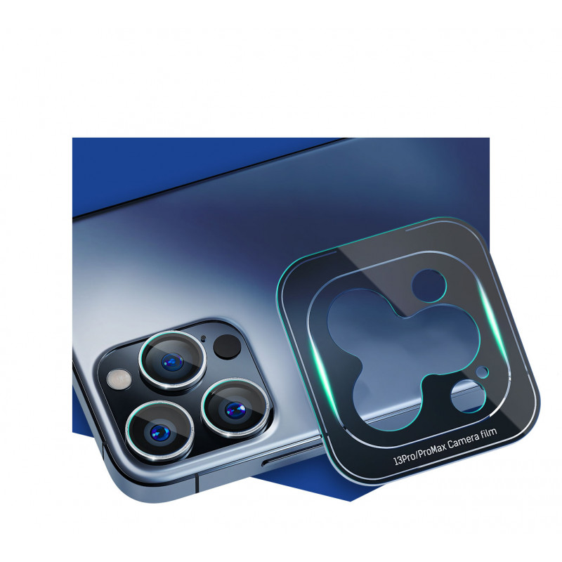 3MK Lens Protection Pro fotoaparato objektyvo stiklas, skirtas Apple iPhone 13 mini, 9H, sidabrinis