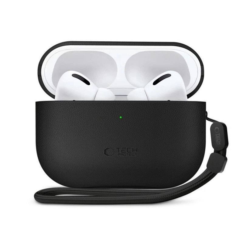 Tech-Protect NaturalFit dėklas, skirtas Apple AirPods Pro 3, juodas
