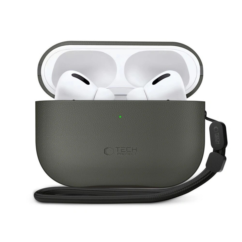 Tech-Protect NaturalFit dėklas Apple AirPods Pro 3, alyvuogių žalios spalvos