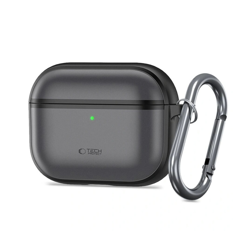 Tech-Protect Magmat dėklas, skirtas Apple AirPods Pro 3, matinė juoda
