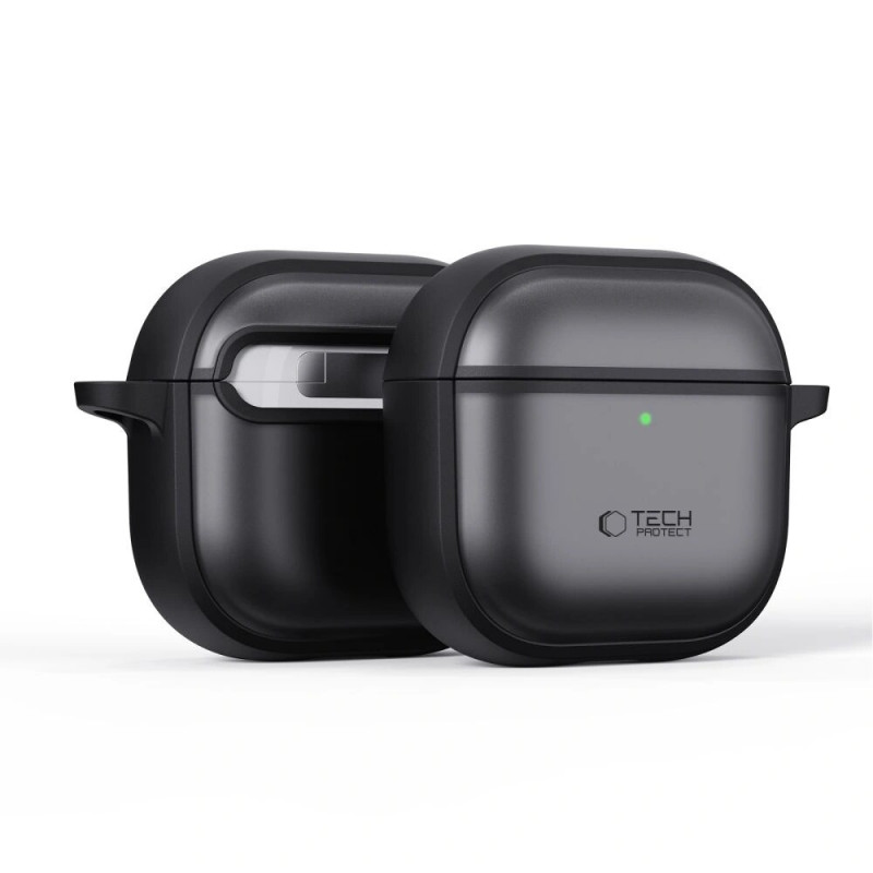Tech-Protect Magmat dėklas, skirtas Apple AirPods Pro 3, matinė juoda