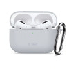 Tech-Protect silikoninis Silicone Hook dėklas Apple AirPods Pro 3, Crayon Grey
