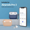 Tech-Protect silikoninis Silicone Hook dėklas Apple AirPods Pro 3, Crayon Grey