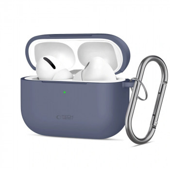 Tech-Protect silikoninis dėklas su kabliuku Apple AirPods Pro 3, Baby Blue