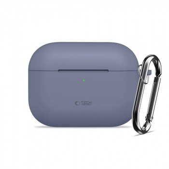 Tech-Protect silikoninis dėklas su kabliuku Apple AirPods Pro 3, Baby Blue