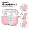 Tech-Protect silikoninis dėklas su kabliu Apple AirPods Pro 3 rausvas