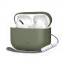 Tech-Protect silikoninis dėklas Apple AirPods Pro 3 alyvuogių žalios spalvos