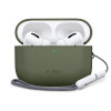 Tech-Protect silikoninis dėklas Apple AirPods Pro 3 alyvuogių žalios spalvos