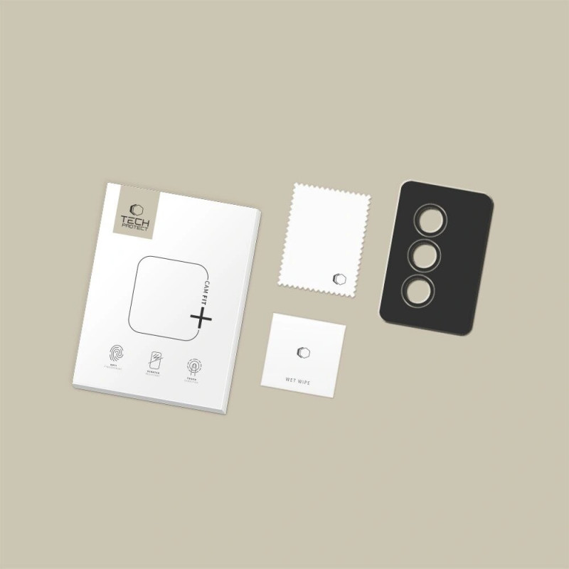 Tech-Protect Camring Fit+ fotoaparato objektyvo apsauga Samsung Galaxy S25 FE permatoma