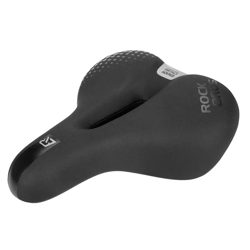 Rockbros 6876 patogi ergonomiška dviračio balnas, juodas