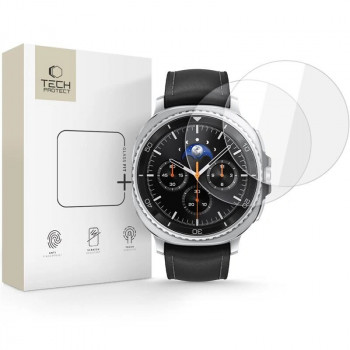 Tech-Protect Glass Fit+ Samsung Galaxy Watch 8 Classic 46mm permatomas (2 vnt.)