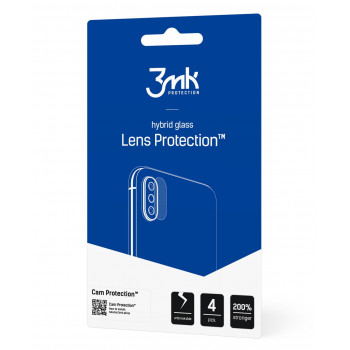 3MK Lens Protection Apple iPhone 13 mini fotoaparato objektyvo apsauginė plėvelė iš stiklo (4 vnt.)