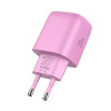 Tech-Protect NCA30 USB-A, USB-C tinklo įkroviklis PD 30W / QC3.0 Baby Pink