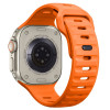 Tech-Protect Silicone Line Apple Watch 8 / 9 / 10 / 11 / 12 / SE / Ultra 44/45/46/49 mm apyrankė, oranžinė