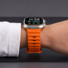 Tech-Protect Silicone Line Apple Watch 8 / 9 / 10 / 11 / 12 / SE / Ultra 44/45/46/49 mm apyrankė, oranžinė