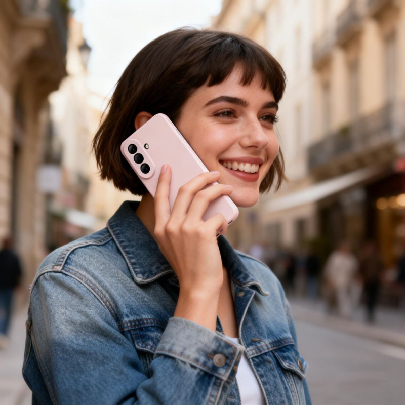 Tech-Protect Icon dėklas, skirtas Samsung Galaxy A27 5G, rožinis