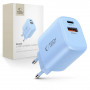 Tech-Protect NCA20 USB-A, USB-C tinklo įkroviklis PD 20W / QC3.0 Baby Blue