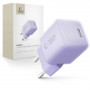Tech-Protect NCM25 USB-C sieninis įkroviklis PD 25W, Baby Purple