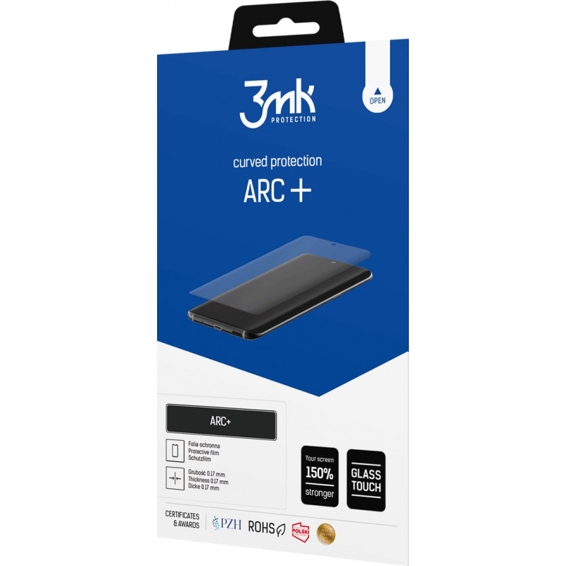 3MK ARC+ Samsung Galaxy S21 FE apsauginė plėvelė išlenktiems ekranams