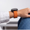 Tech-Protect Nylon Pro THP6037 laikrodžio dirželis, skirtas Garmin Fenix 5X / 5X Plus / 6X / 6X Pro / 7X / 8 / 8 Pro / 9 / 9 Pro (51 mm), oranžinis