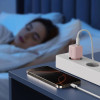 Tech-Protect NCM25 USB-C sieninis įkroviklis PD 25W, Baby Pink