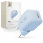 Tech-Protect NCM25 USB-C sieninis įkroviklis PD 25W, Baby Blue