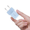 Tech-Protect NCM25 USB-C sieninis įkroviklis PD 25W, Baby Blue