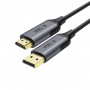 Tech-Protect UltraBoost DisplayPort / HDMI 2.0 kabelis, 4K 60 Hz, 200 cm, juodas