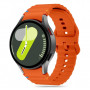 Tech-Protect silikoninis sportinis dirželis, skirtas Samsung Galaxy Watch 4/5/5 Pro/6/7/FE, oranžinis