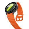 Tech-Protect silikoninis sportinis dirželis, skirtas Samsung Galaxy Watch 4/5/5 Pro/6/7/FE, oranžinis