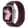 Tech-Protect NylonLoop apyrankė, skirta Apple Watch 8 / 9 / 10 / 11 / 12 / SE (40 / 41 / 42 mm), Deep Burgundy