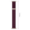Tech-Protect NylonLoop apyrankė, skirta Apple Watch 8 / 9 / 10 / 11 / 12 / SE (40 / 41 / 42 mm), Deep Burgundy