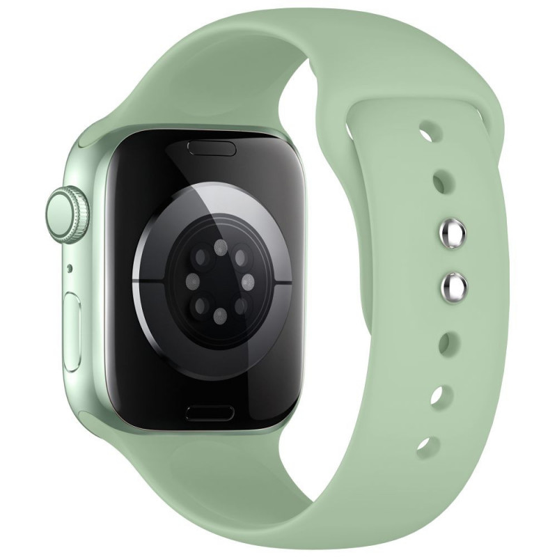 Tech-Protect silikoninė apyrankė, skirta Apple Watch 8 / 9 / 10 / 11 / 12 / SE (40 / 41 / 42 mm), pistacijų spalvos