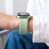 Tech-Protect silikoninė apyrankė, skirta Apple Watch 8 / 9 / 10 / 11 / 12 / SE (40 / 41 / 42 mm), pistacijų spalvos