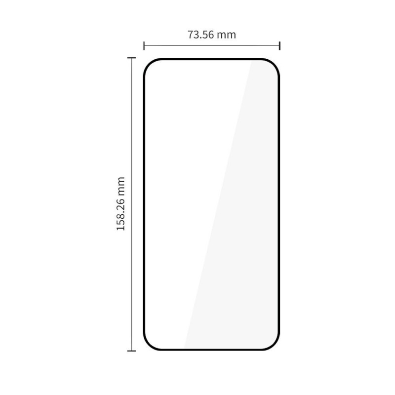 Tech-Protect Glass Fit+ grūdintas stiklas, skirtas Samsung Galaxy A27 5G (2 vnt.), juodas