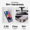 Tech-Protect Easy Set+ grūdinto stiklo rinkinys, skirtas Apple iPhone 18 Pro Max ekranui ir objektyvui, permatomas (3 vnt.)