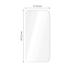 Tech-Protect Easy Set+ grūdinto stiklo rinkinys, skirtas Apple iPhone 18 Pro ekranui ir objektyvui, Clear (3 vnt.)