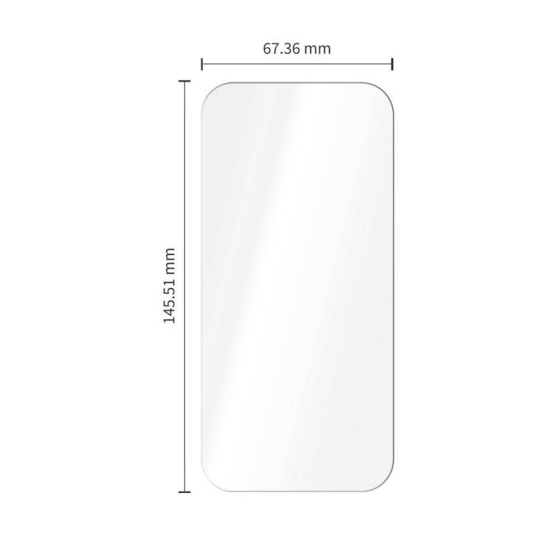 Tech-Protect Easy Set+ grūdinto stiklo rinkinys, skirtas Apple iPhone 18 Pro ekranui ir objektyvui, Clear (3 vnt.)