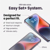 Tech-Protect Easy Set+ grūdinto stiklo rinkinys, skirtas Apple iPhone 18 Pro ekranui ir objektyvui, Clear (3 vnt.)