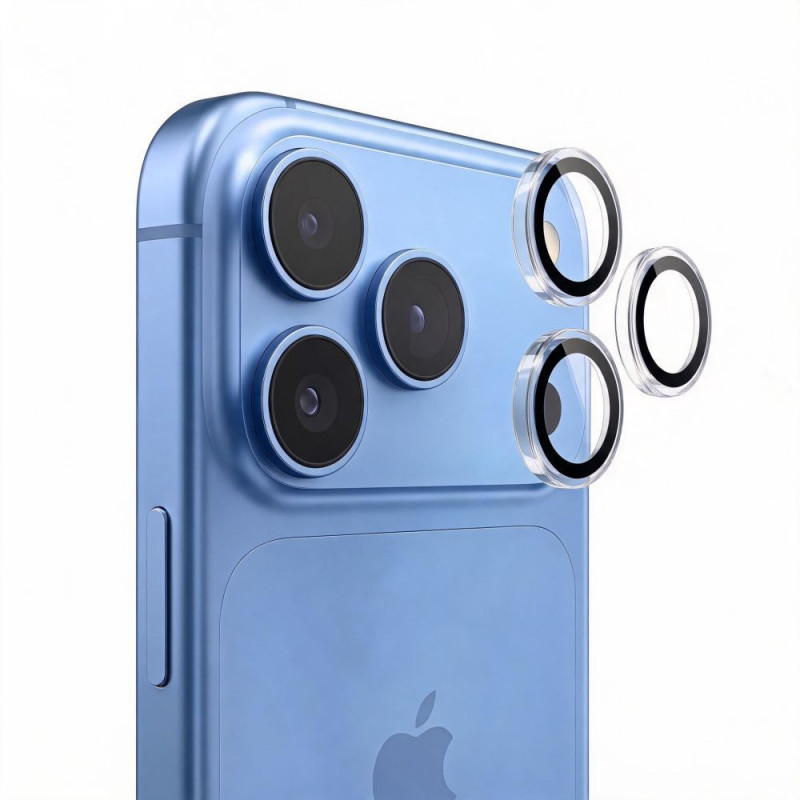 Tech-Protect Camring Fit+ fotoaparato dangtelis, skirtas Apple iPhone 18 Pro / 18 Pro Max, permatomas