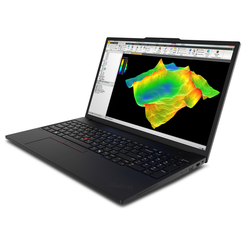 Lenovo ThinkPad P16s Gen 4 21QV007FGE 16" nešiojamasis kompiuteris, Intel Core Ultra 7 255H, 24 GB RAM, 512 GB SSD, Windows 11 Pro (DE)
