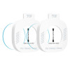 Tech-Protect Easy Set+ grūdintas stiklas skirtas Samsung Galaxy Watch Ultra 2 2026 47 mm, permatomas (2 vnt.)