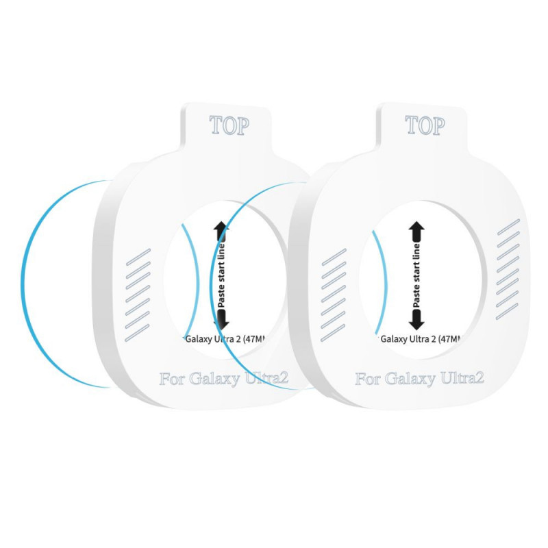 Tech-Protect Easy Set+ grūdintas stiklas skirtas Samsung Galaxy Watch Ultra 2 2026 47 mm, permatomas (2 vnt.)