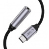 Tech-Protect Ultraboost USB-C į 3,5 mm mini jack DAC adapteris, Iron Grey