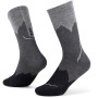 Buff Merino Lightweight Crew kojinės LWC3, Black, L