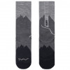 Buff Merino Lightweight Crew kojinės LWC3, juodos spalvos, L