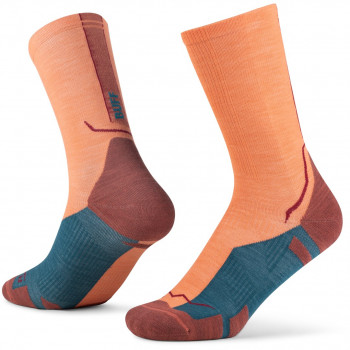 Buff Merino Lightweight Crew Sock LWC4, Flamingo, L