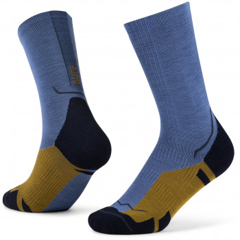 Buff Merino Lightweight Crew kojinės LWC4, mėlynos, L